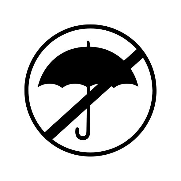 Parapluie interdit