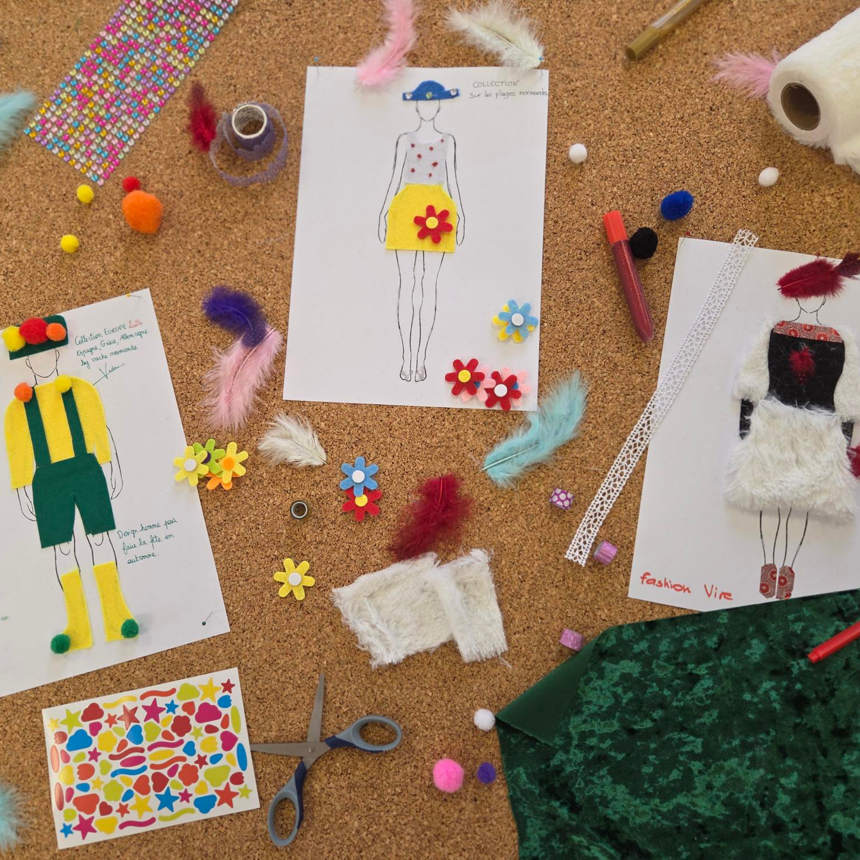 Dans l’atelier du styliste